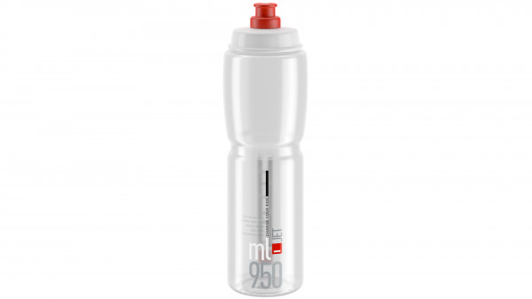 ELITE TRINKFLASCHE JET 950 ML KLAR / ROT