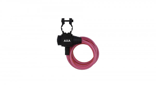 Axa AXA SPIRALKABELSCH. ZIPP 120 CM PINK