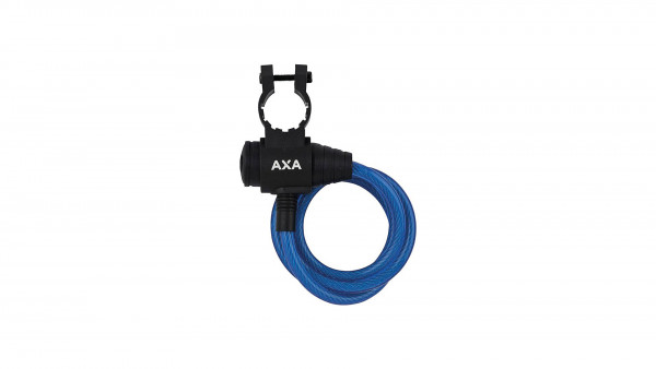 Axa AXA SPIRALKABELSCH. ZIPP 120 CM BLAU