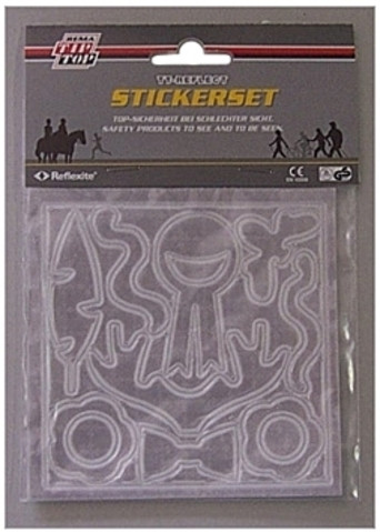 Tip Top REFLEX-STICKERSET SILBER TIP TOP