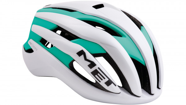 MET MET HELM TRENTA 52-56 CM WHITE / MINT GREEN