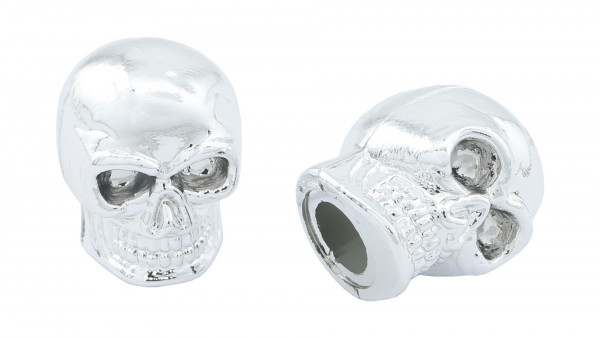 CONTEC CT VENTILKAPPEN PAAR SKULL CHROM