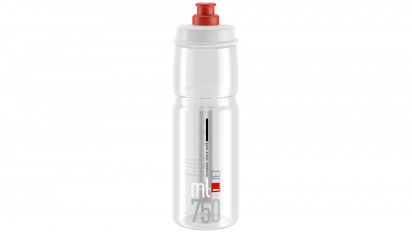 ELITE TRINKFLASCHE JET 750 ML KLAR / ROT